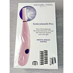 Michael Todd Beauty Sonicsmooth Pro+ Pink Sonic Dermaplaning System